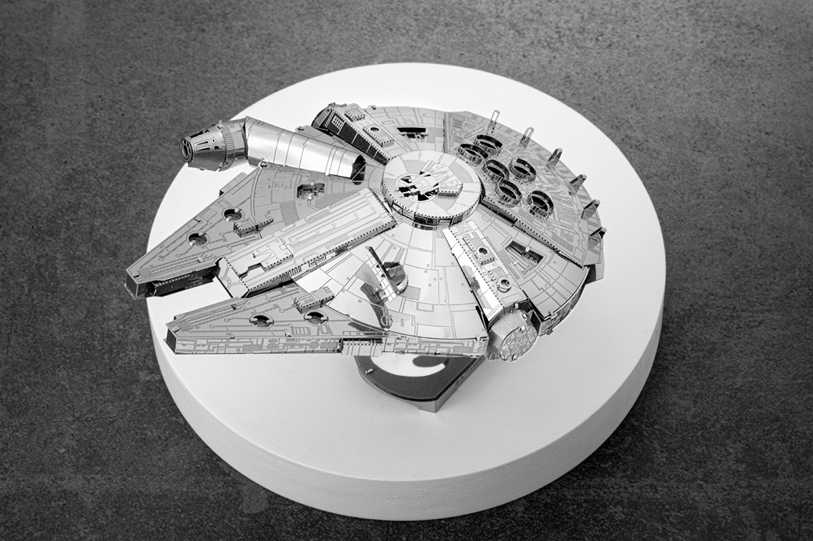 star wars millennium falcon metal earth 3d metal model kit