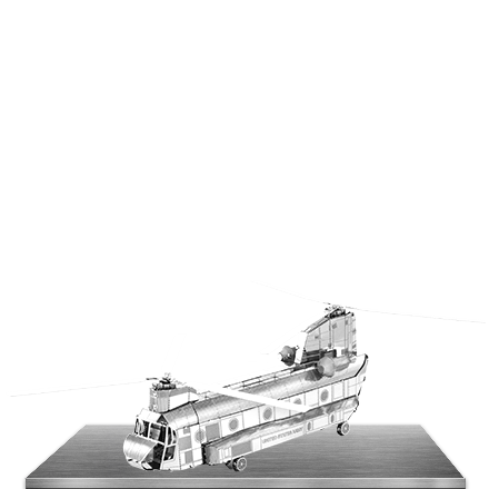 Ch 47 Chinook 3d Laser Cut Model