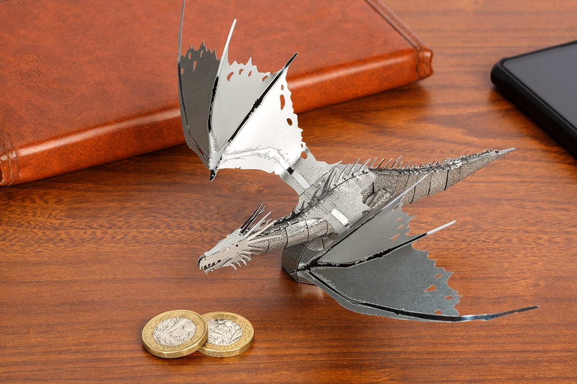 Maquette 3D en métal Harry Potter - Dragon Gringott