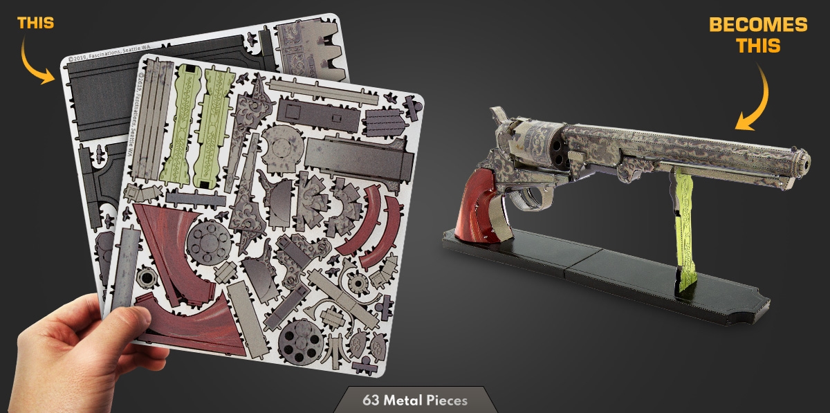 Puzzle Wild West: Revolver 3D