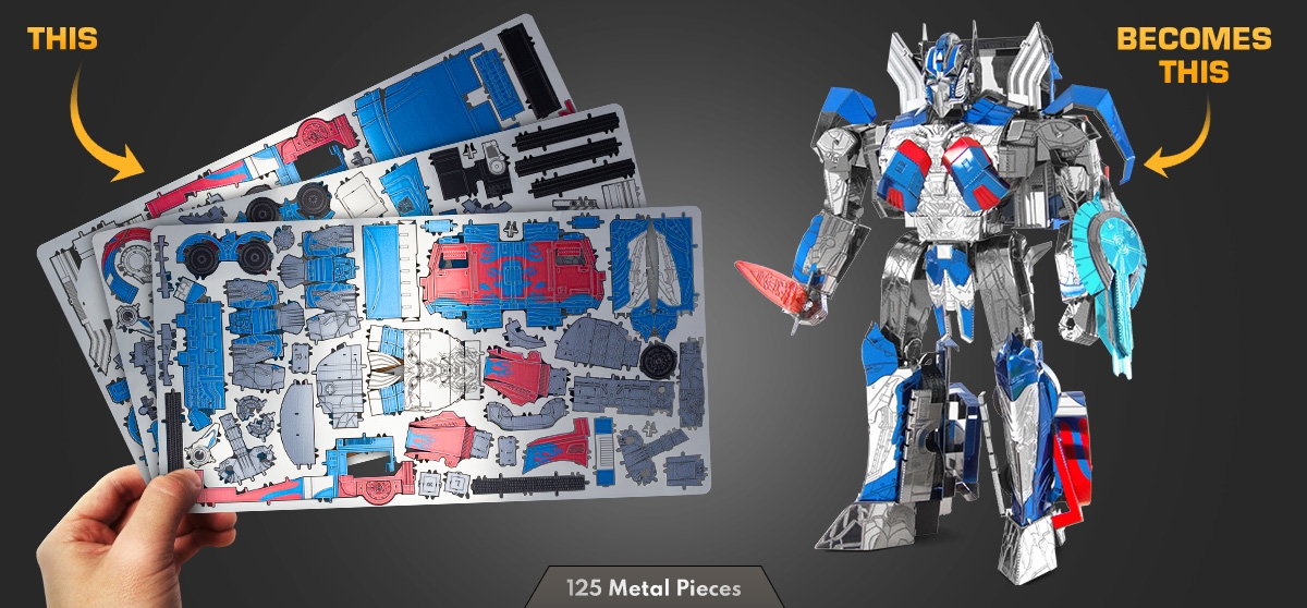 Maquette métal Metal earth Iconx - Optimus Prime Camion chez Mangatori  (Réf.-5061329)