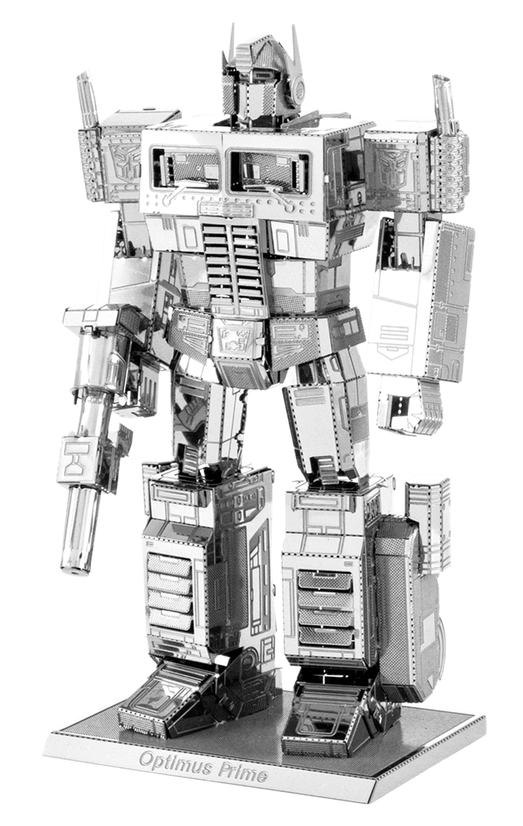 Metal Earth Transformers Optimus Prime Color 3D Metal Model + Tweezers  24692 - Toysheik